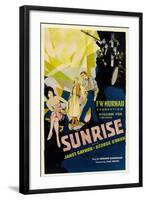 SUNRISE (aka 'SUNRISE: A SONG OF TWO HUMANS'); in foreground-null-Framed Art Print