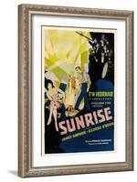 SUNRISE (aka 'SUNRISE: A SONG OF TWO HUMANS'); in foreground-null-Framed Art Print