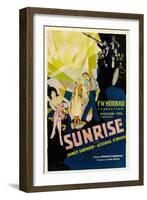 SUNRISE (aka 'SUNRISE: A SONG OF TWO HUMANS'); in foreground-null-Framed Art Print