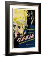 SUNRISE (aka 'SUNRISE: A SONG OF TWO HUMANS'); in foreground-null-Framed Art Print