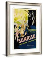 SUNRISE (aka 'SUNRISE: A SONG OF TWO HUMANS'); in foreground-null-Framed Art Print