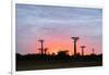 Sunrise, Allee de Baobab (Adansonia), western area, Madagascar, Africa-Christian Kober-Framed Photographic Print