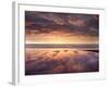 Sunrise, Alnmouth Beach, Alnmouth, Alnwick, Northumberland, England, United Kingdom, Europe-Lee Frost-Framed Photographic Print