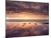 Sunrise, Alnmouth Beach, Alnmouth, Alnwick, Northumberland, England, United Kingdom, Europe-Lee Frost-Mounted Photographic Print