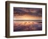 Sunrise, Alnmouth Beach, Alnmouth, Alnwick, Northumberland, England, United Kingdom, Europe-Lee Frost-Framed Photographic Print