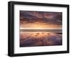 Sunrise, Alnmouth Beach, Alnmouth, Alnwick, Northumberland, England, United Kingdom, Europe-Lee Frost-Framed Photographic Print