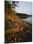 Sunrise along shore of Table Rock Lake, Mark Twain National Forest, Stone County, Missouri, USA-Charles Gurche-Mounted Photographic Print