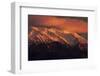 Sunrise and Alpenglow, Seaward Kaikoura Ranges, Kaikoura, New Zealand-David Wall-Framed Photographic Print