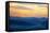 Sunrise and Fog at Michelangelo Overlook.-Terry Eggers-Framed Stretched Canvas