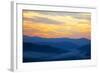 Sunrise and Fog at Michelangelo Overlook.-Terry Eggers-Framed Photographic Print