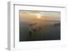 Sunrise and fog, Marion County, Illinois-Richard & Susan Day-Framed Photographic Print