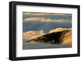 Sunrise and Mountain Mist, North Carolina-Adam Jones-Framed Premium Photographic Print