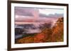 Sunrise and Mountain Mist, North Carolina-Adam Jones-Framed Photographic Print