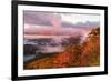 Sunrise and Mountain Mist, North Carolina-Adam Jones-Framed Photographic Print