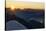 Sunrise and Sunrays About the Karwendel-Rolf Roeckl-Stretched Canvas