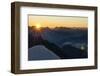 Sunrise and Sunrays About the Karwendel-Rolf Roeckl-Framed Photographic Print