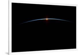 Sunrise and Sunset over Earth-null-Framed Photographic Print