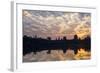 Sunrise, Angkor Vat Temple, Built in 12th Century by King Suryavarman Ii-Nathalie Cuvelier-Framed Photographic Print