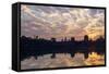 Sunrise, Angkor Vat Temple, Built in 12th Century by King Suryavarman Ii-Nathalie Cuvelier-Framed Stretched Canvas