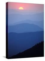 Sunrise, Appalachian Mountains, Great Smoky Mountains National Park, North Carolina, USA-Adam Jones-Stretched Canvas
