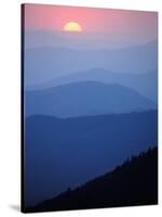 Sunrise, Appalachian Mountains, Great Smoky Mountains National Park, North Carolina, USA-Adam Jones-Stretched Canvas