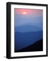 Sunrise, Appalachian Mountains, Great Smoky Mountains National Park, North Carolina, USA-Adam Jones-Framed Photographic Print