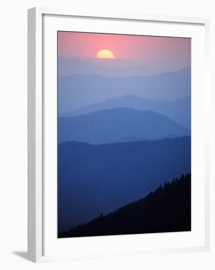 Sunrise, Appalachian Mountains, Great Smoky Mountains National Park, North Carolina, USA-Adam Jones-Framed Photographic Print