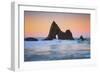 Sunrise Arch at Martin's Beach, Half Moon Bay, California Coast-Vincent James-Framed Photographic Print