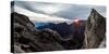 Sunrise as seen over Low's Gully, from the base of Low's peak Mount Kinabalu. Borneo-Paul Williams-Stretched Canvas