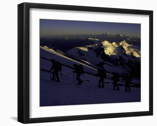 Sunrise at Aconcagua, Argentina-Michael Brown-Framed Photographic Print