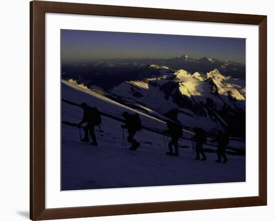 Sunrise at Aconcagua, Argentina-Michael Brown-Framed Photographic Print