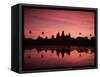 Sunrise at Angkor Wat, Siem Reap Province, Cambodia-Gavin Hellier-Framed Stretched Canvas