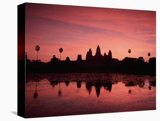 Sunrise at Angkor Wat, Siem Reap Province, Cambodia-Gavin Hellier-Stretched Canvas