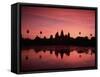 Sunrise at Angkor Wat, Siem Reap Province, Cambodia-Gavin Hellier-Framed Stretched Canvas