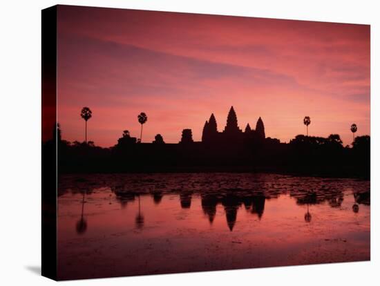 Sunrise at Angkor Wat, Siem Reap Province, Cambodia-Gavin Hellier-Stretched Canvas