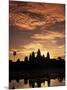 Sunrise at Angkor Wat Temple-Angelo Cavalli-Mounted Photographic Print