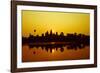 Sunrise at Angkor Wat, UNESCO World Heritage Site, Siem Reap, Cambodia, Indochina, Southeast Asia,-Julian Bound-Framed Photographic Print