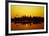 Sunrise at Angkor Wat, UNESCO World Heritage Site, Siem Reap, Cambodia, Indochina, Southeast Asia,-Julian Bound-Framed Photographic Print