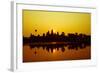 Sunrise at Angkor Wat, UNESCO World Heritage Site, Siem Reap, Cambodia, Indochina, Southeast Asia,-Julian Bound-Framed Photographic Print