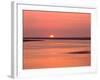 Sunrise at bay of Mont Saint-Michel, Brittany, France-null-Framed Photographic Print