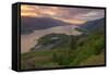 Sunrise at Columbia River Gorge-Vincent James-Framed Stretched Canvas