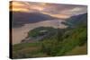 Sunrise at Columbia River Gorge-Vincent James-Stretched Canvas