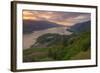 Sunrise at Columbia River Gorge-Vincent James-Framed Photographic Print