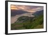 Sunrise at Columbia River Gorge-Vincent James-Framed Photographic Print