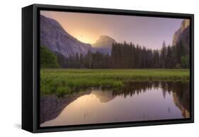 Sunrise at Cooks Meadow-Vincent James-Framed Stretched Canvas