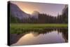 Sunrise at Cooks Meadow-Vincent James-Stretched Canvas