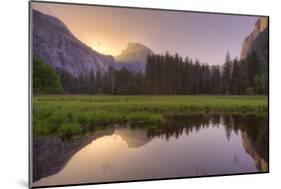 Sunrise at Cooks Meadow-Vincent James-Mounted Photographic Print