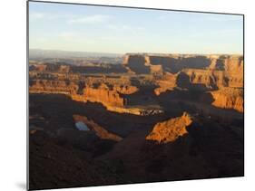 Sunrise at Dead Horse Point, Canyonlands National Park, Dead Horse Point State Park, Utah, USA-Kober Christian-Mounted Photographic Print