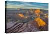 Sunrise at Dead Horse Point SP, Colorado River and Canyonlands NP-Howie Garber-Stretched Canvas