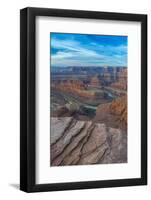 Sunrise at Dead Horse Point SP, Colorado River, and Canyonlands NP-Howie Garber-Framed Photographic Print